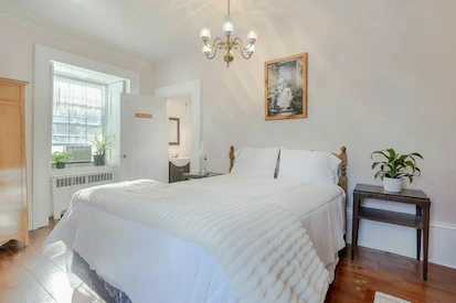 Comfortable private bedroom with ensuite bathroom