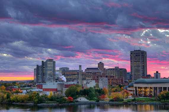 The sun sets on Gatineau and addiction to alcohol alike with the help of Sobriety Home Foundation.